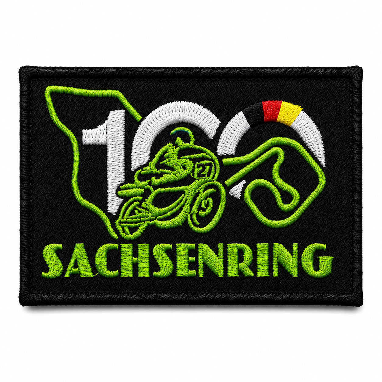 Aufnäher "100 Jahre Sachsenring"