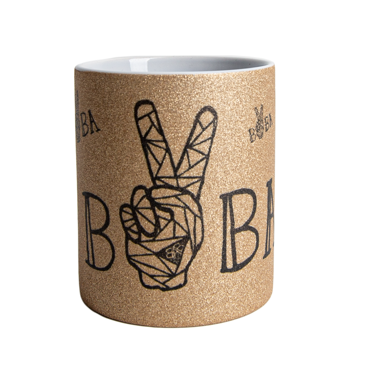 Coffee Cup "Peace" Gold