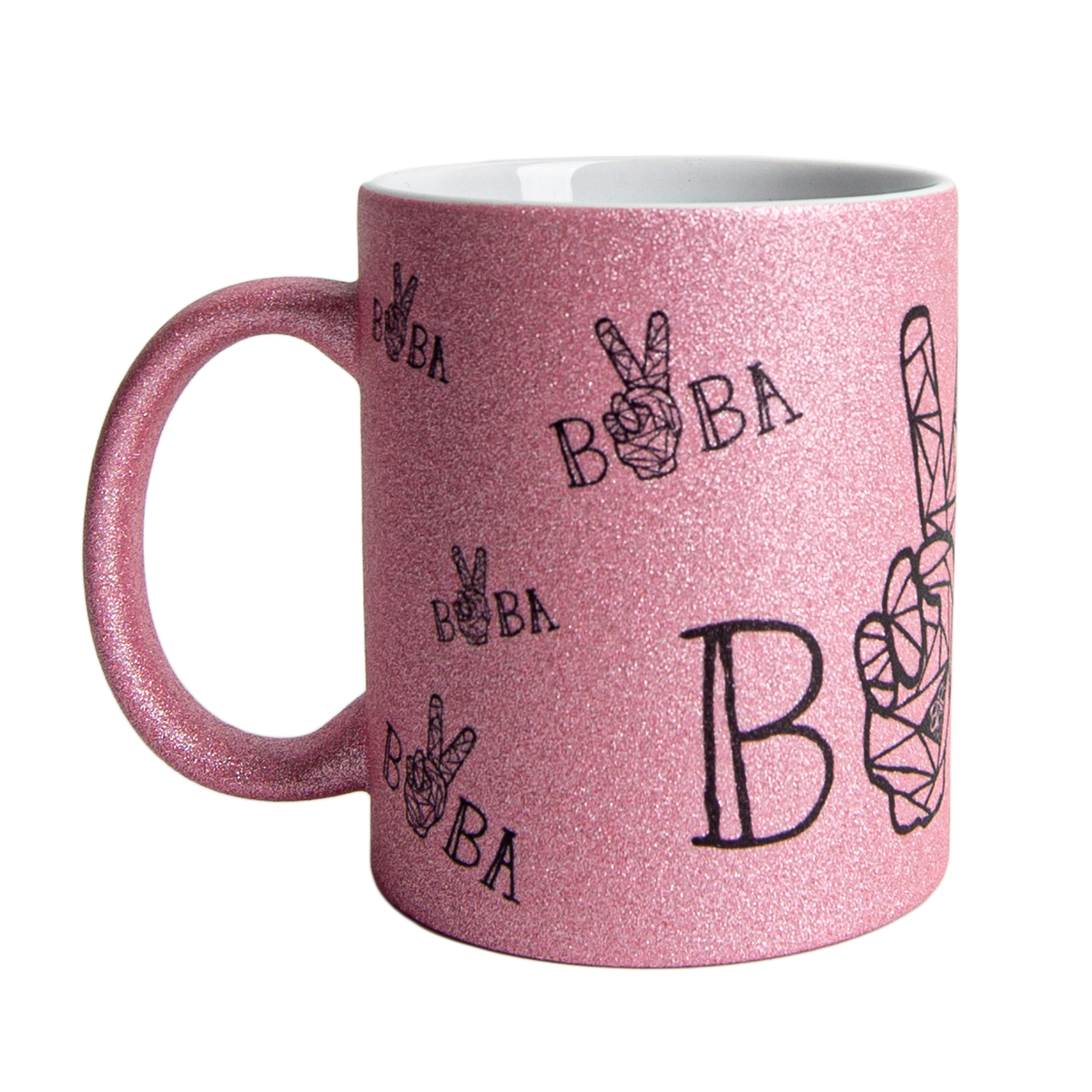 Coffee Cup "Peace" Pink