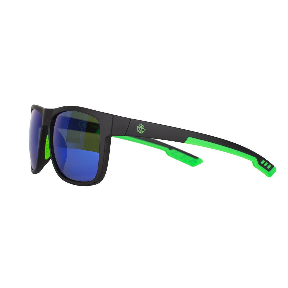 B2BA Sunglasses Mirror Black-Green