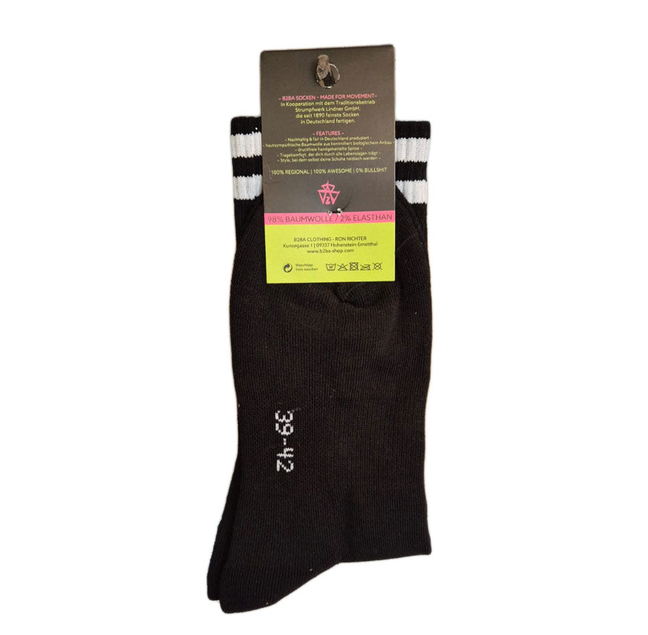 B2BA Scratch'n'Stones Socks Black