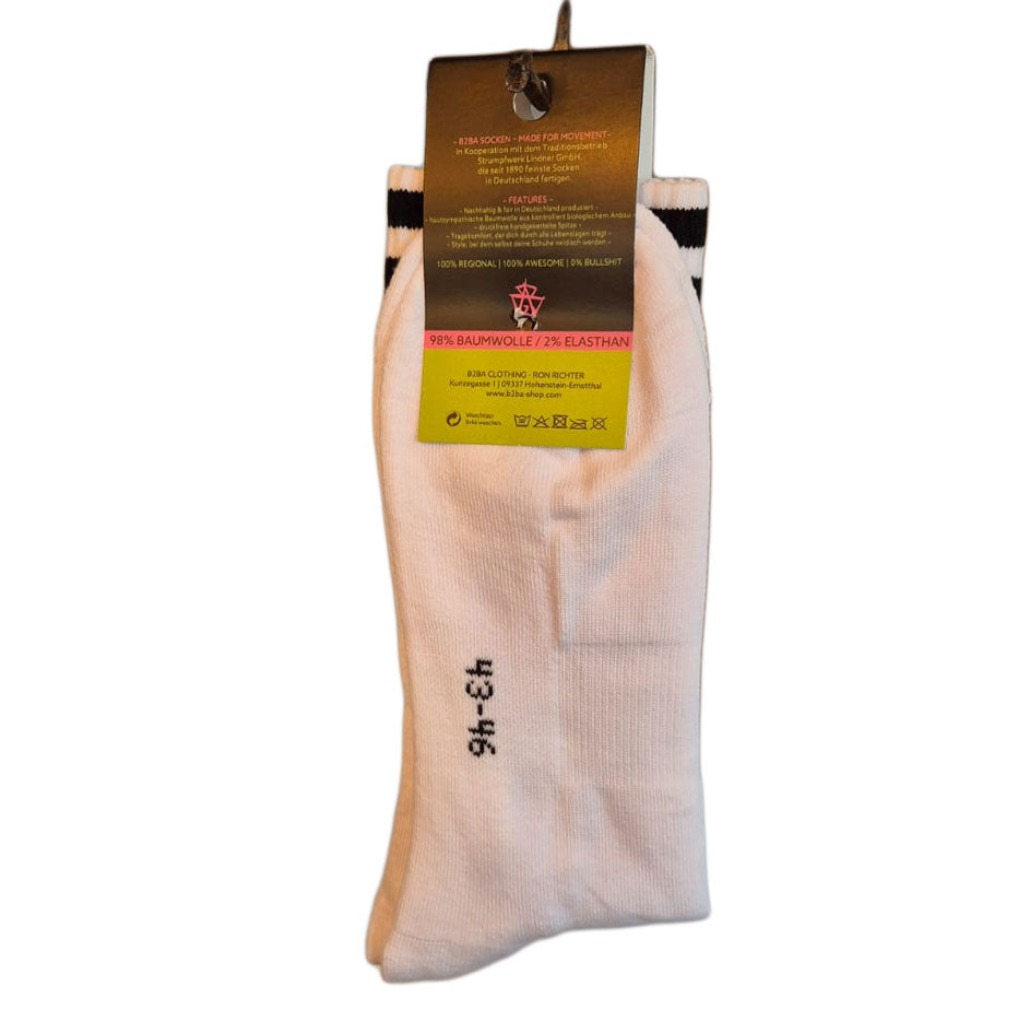 B2BA Scratch'n'Stones Socks White