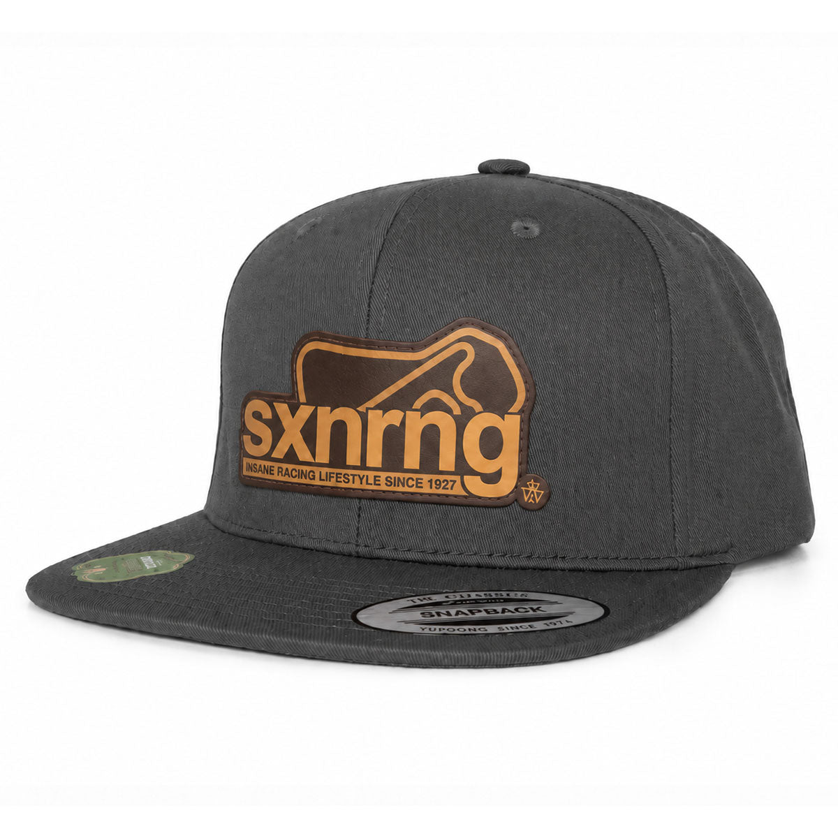 SXNRNG Leather Patch Cap