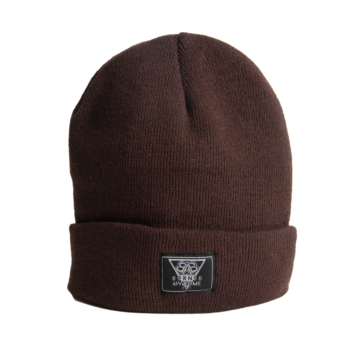 Daily Beanie "Awesome Man" Brown
