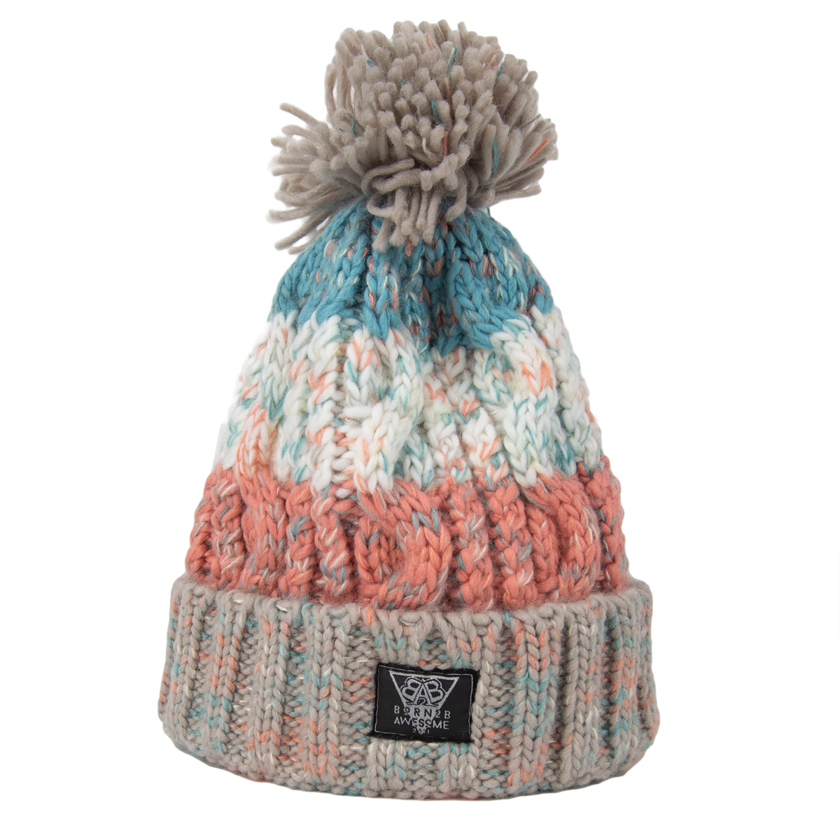 Corkskrew Bobble Beanie "Milkshake"