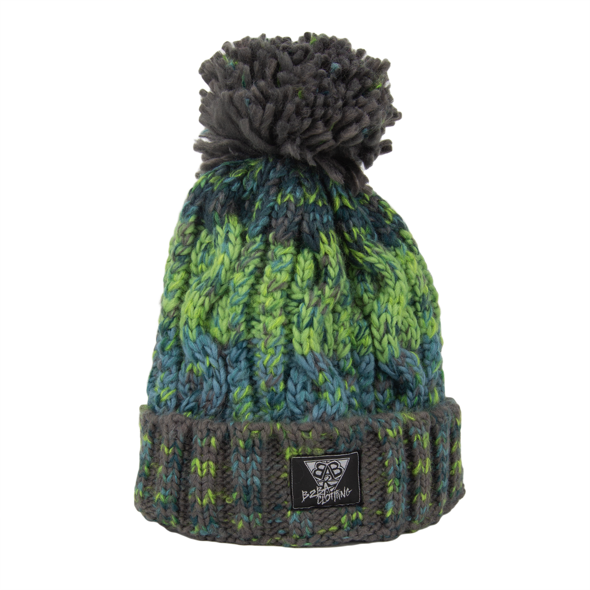 Corkskrew Bobble Beanie "Grünli"