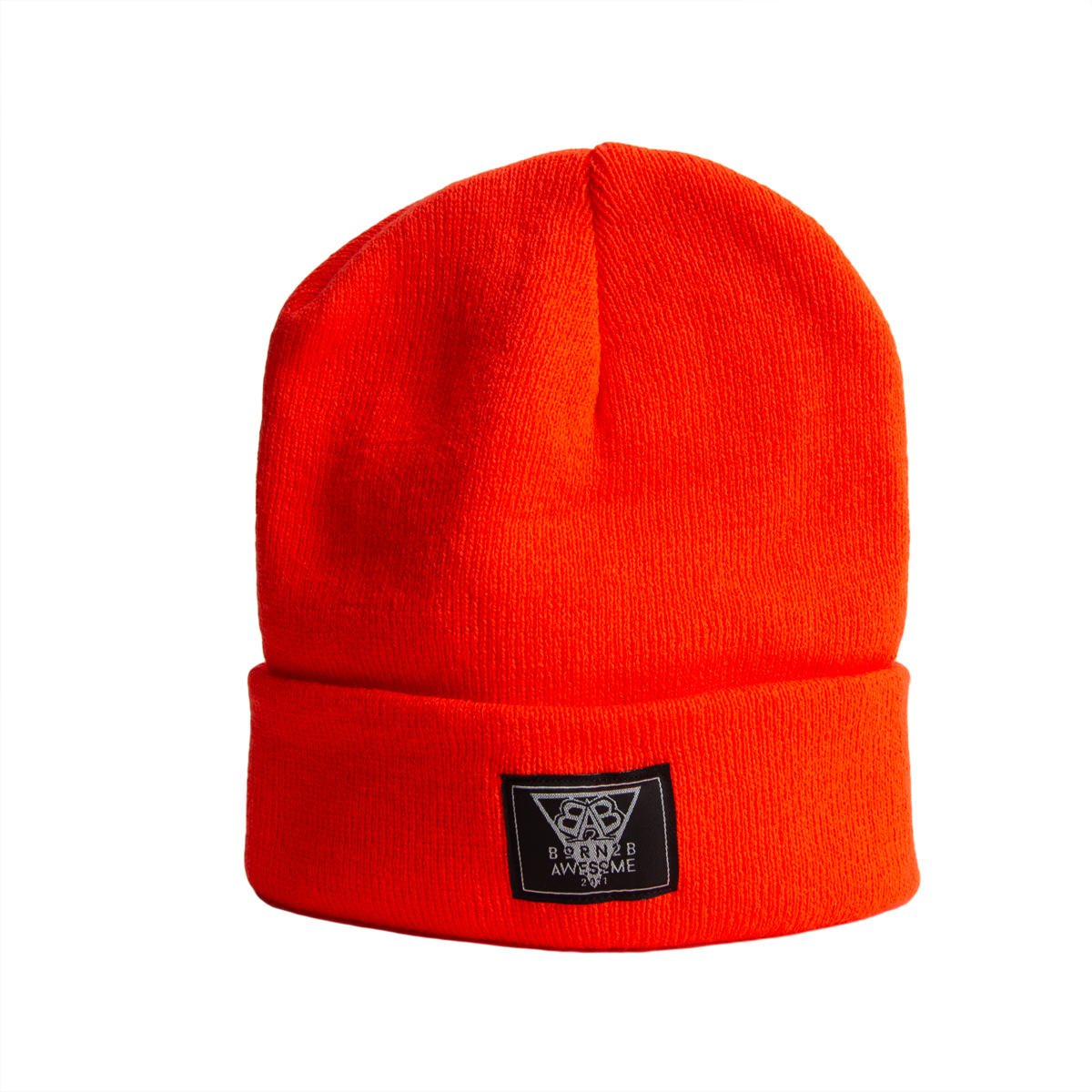 Daily Beanie "Awesome Man" Neon Orange