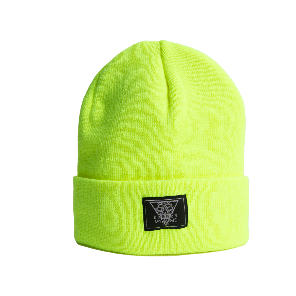 Daily Beanie "Awesome Man" Neon Yellow