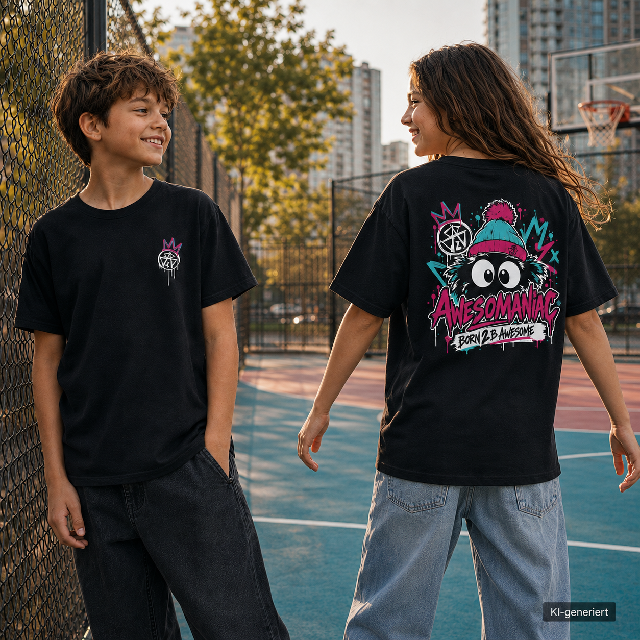 MANIAC26 Kids T-Shirt – Detailansicht