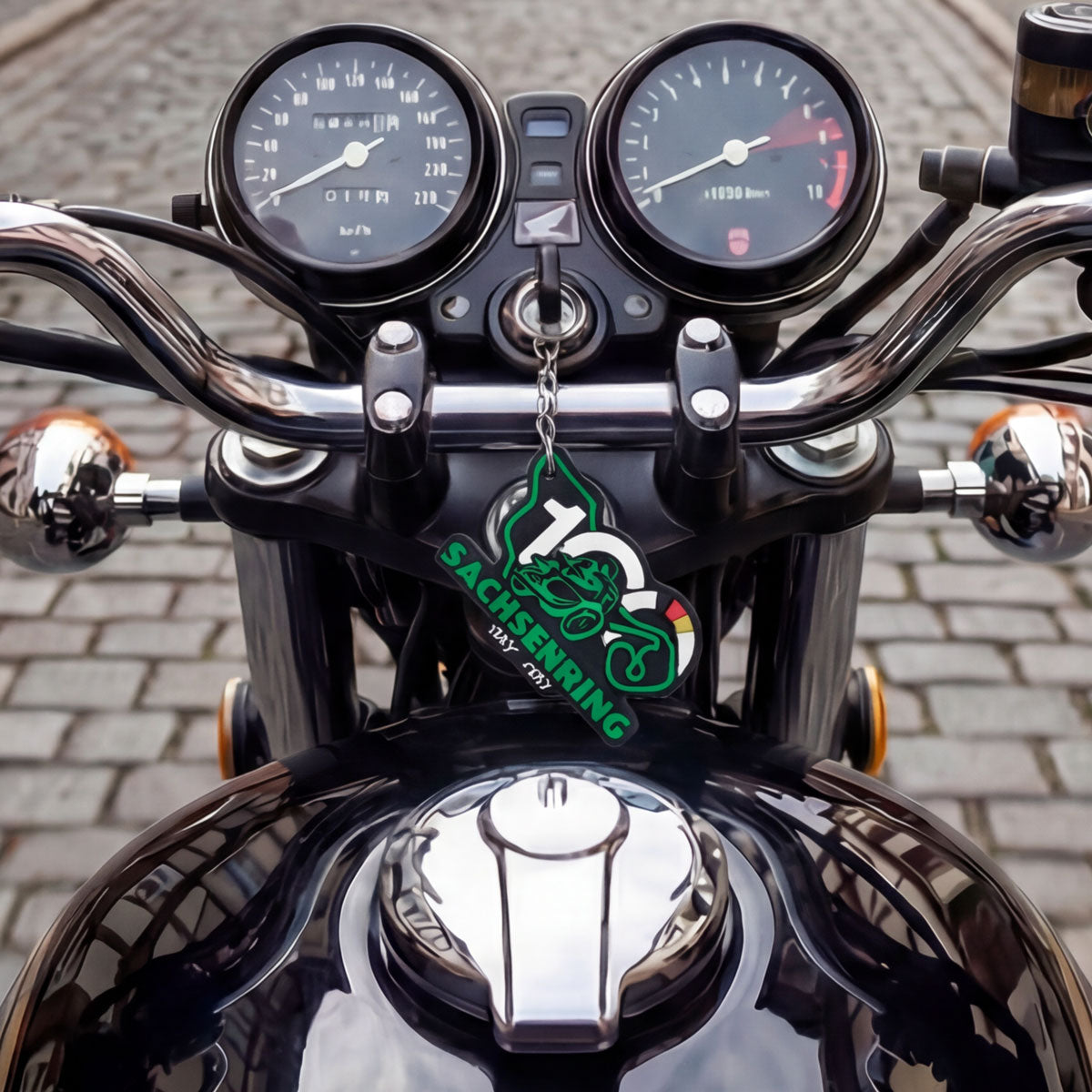 Key Holder "100 Jahre Sachsenring" Soft Rubber