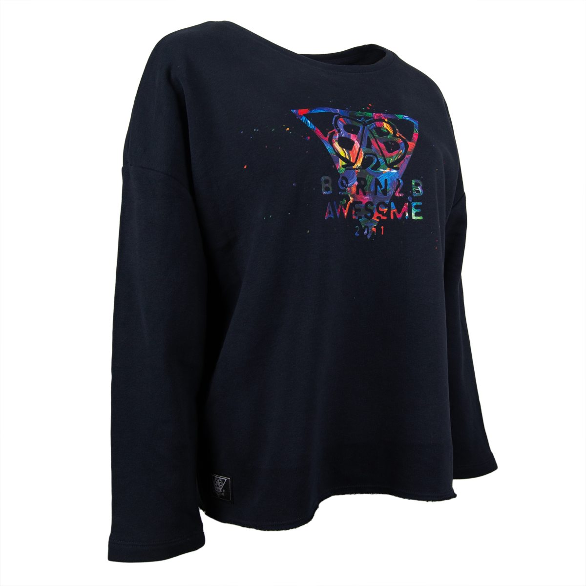 Paint Girlie Sweater Navy