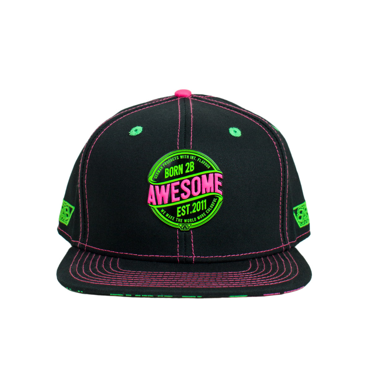 Dingbat Snapback Neon Cap - B2BA Clothing