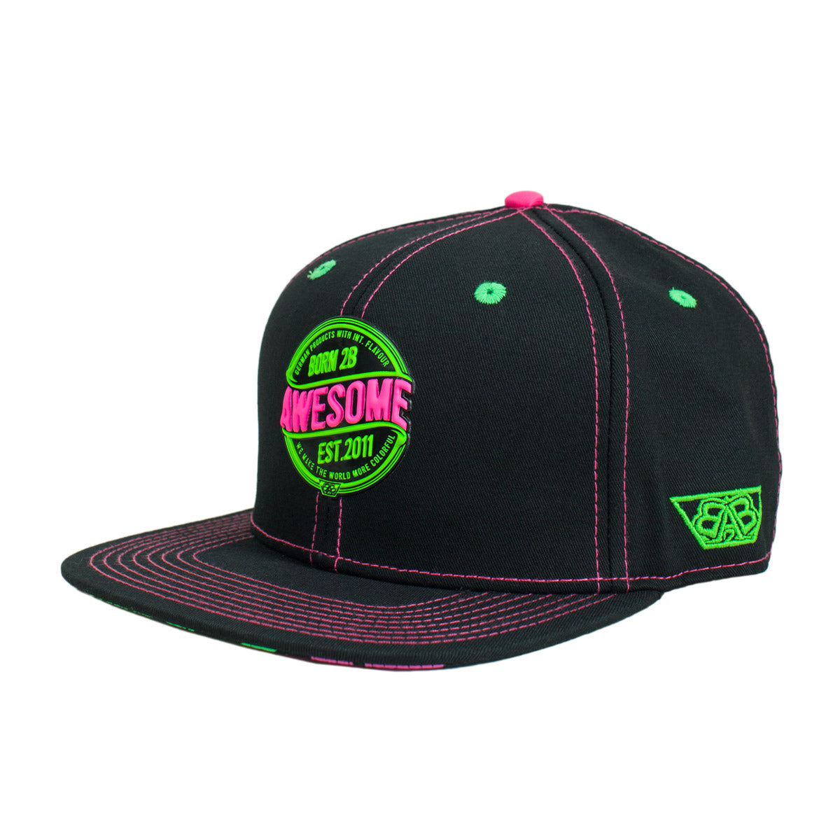 Dingbat Snapback Neon Cap - B2BA Clothing