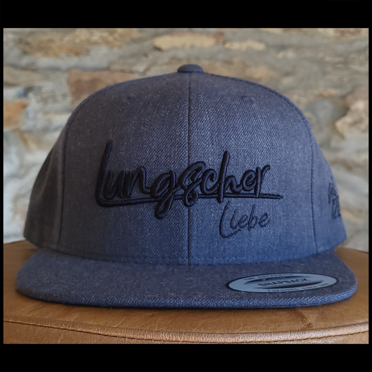 Lungscher Liebe Snapback Cap Dark Grey - B2BA Clothing