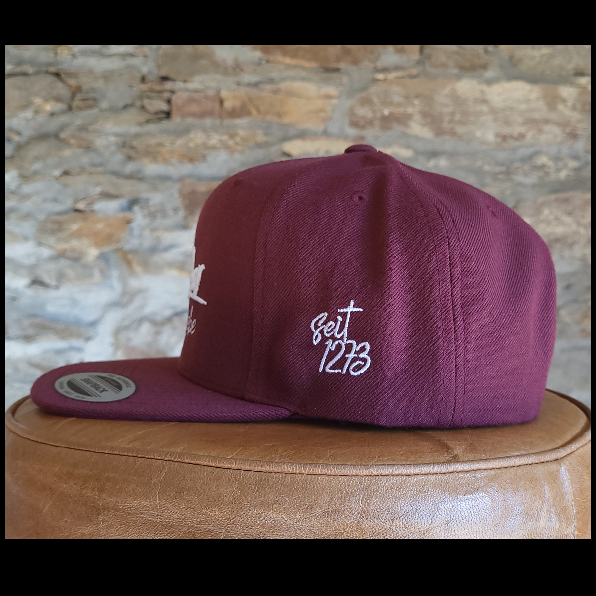 Lungscher Liebe Snapback Cap Bordeaux - B2BA Clothing