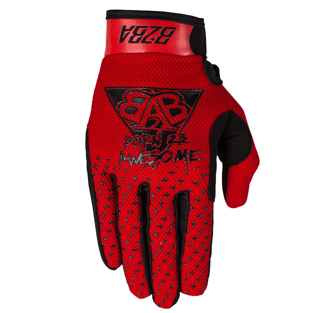 Stars Race Glove Red B2BA - B2BA Clothing