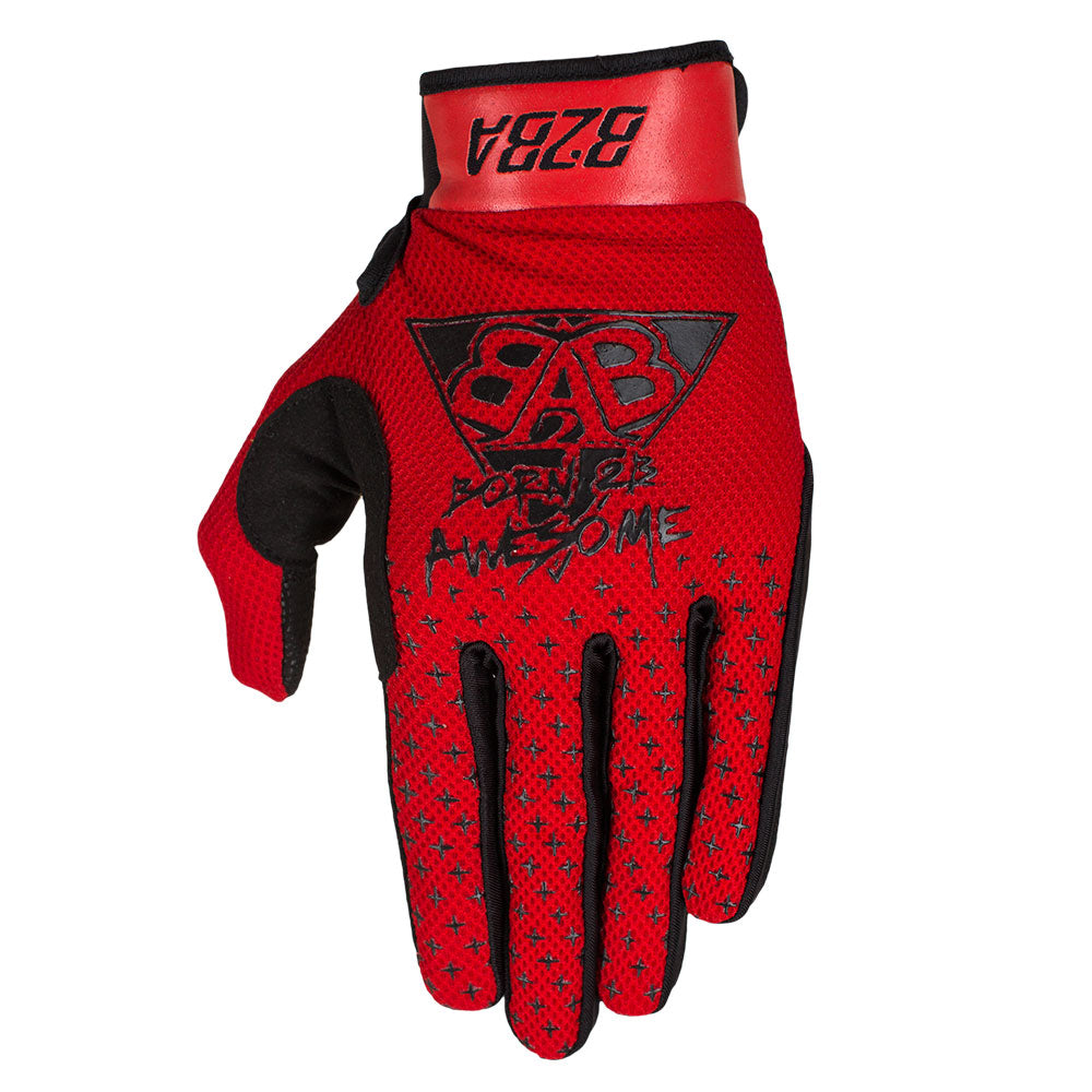 Stars Race Glove Red B2BA - B2BA Clothing