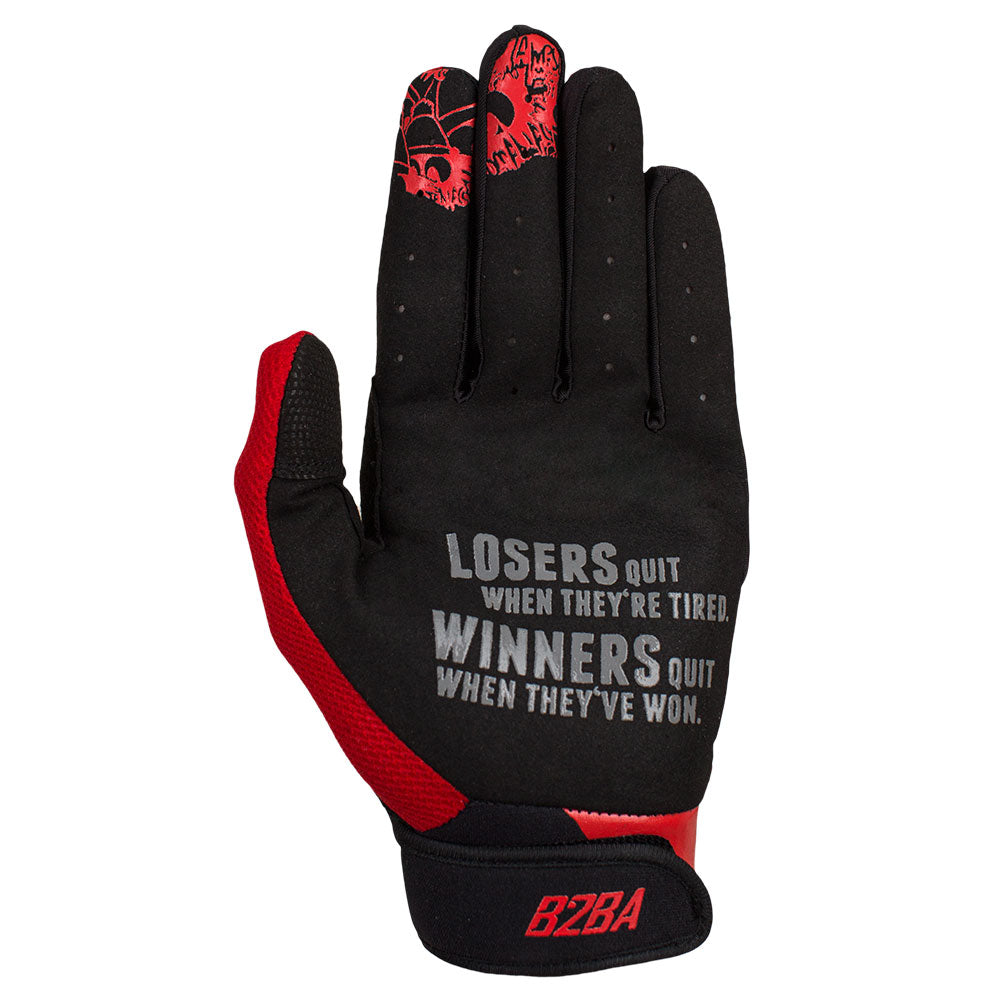 Stars Race Glove Red B2BA - B2BA Clothing