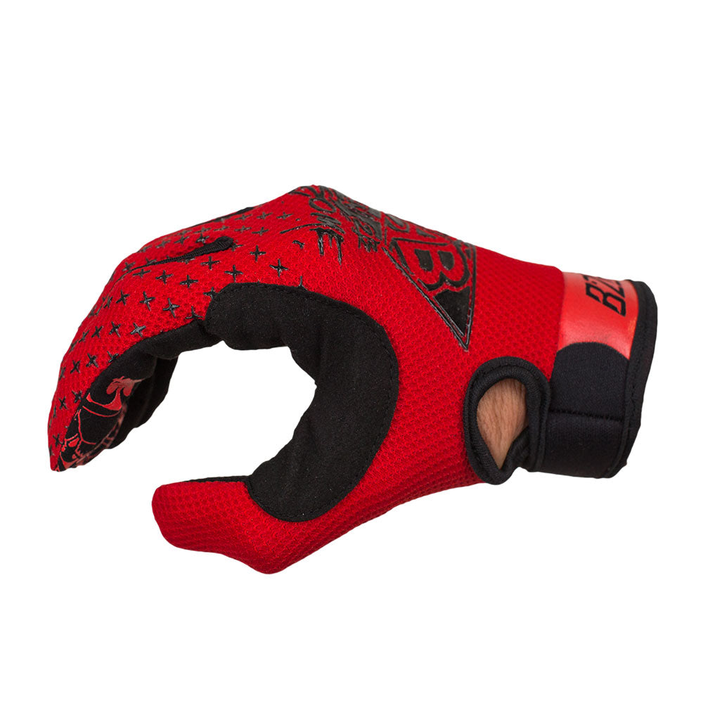 Stars Race Glove Red B2BA - B2BA Clothing