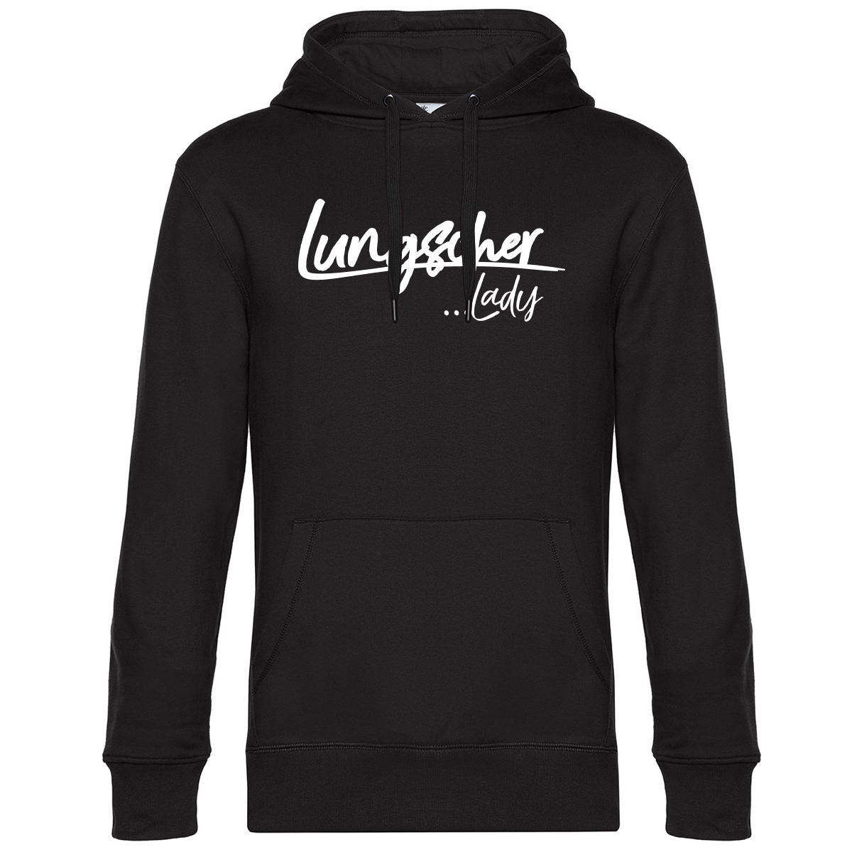 Lungscher Liebe Herren Hoodie Schwarz - B2BA Clothing black / S / Lady