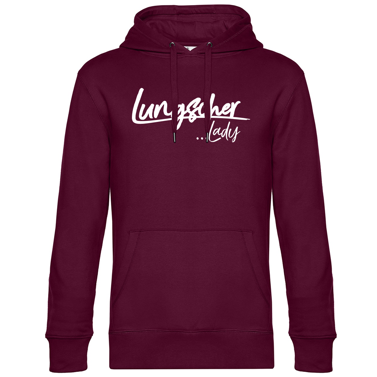 Lungscher Liebe Herren Hoodie Bordeaux - B2BA Clothing red / XS / Lady