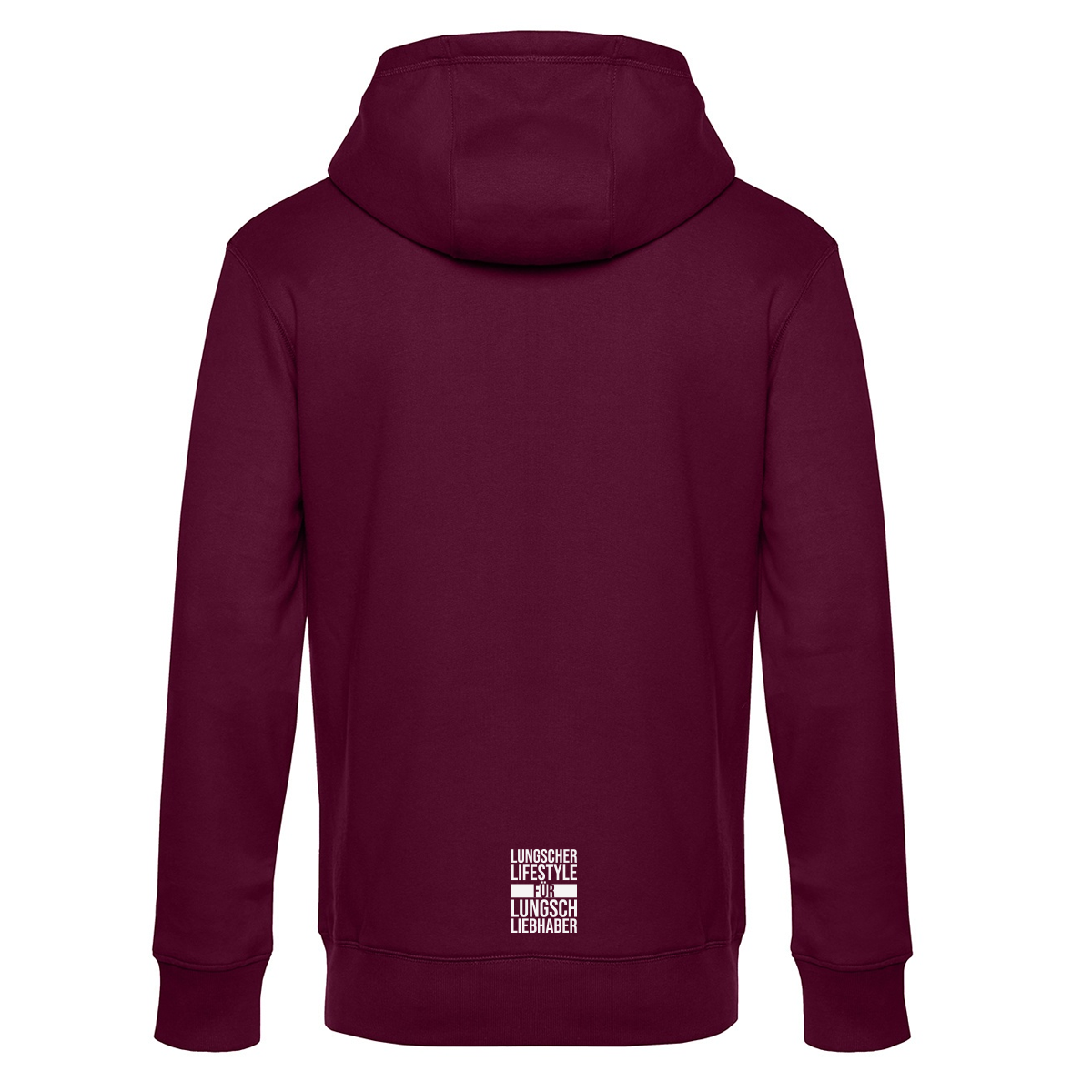 Lungscher Liebe Herren Hoodie Bordeaux - B2BA Clothing