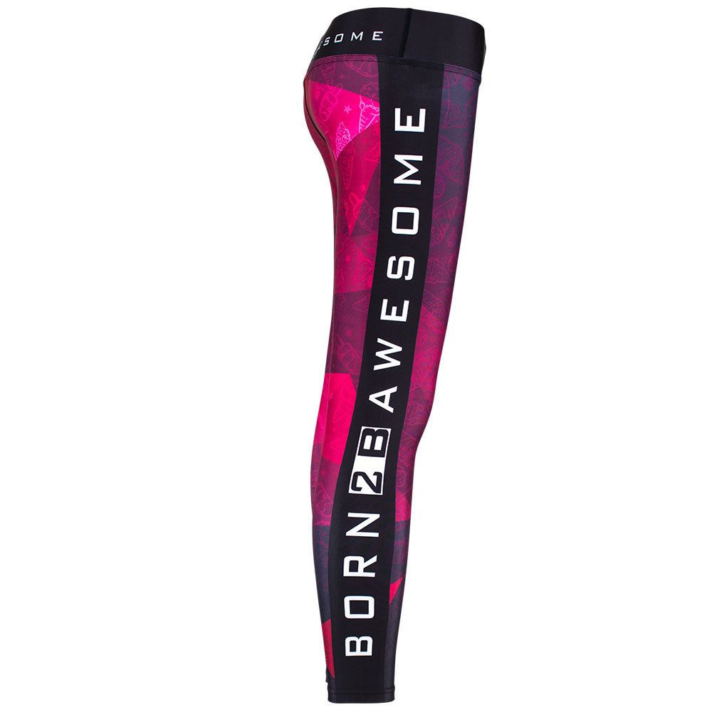 B2BA Polypink Leggings - B2BA Clothing