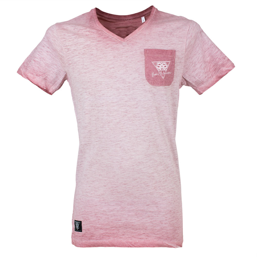 Three Edges T-Shirt - B2BA Clothing red / S