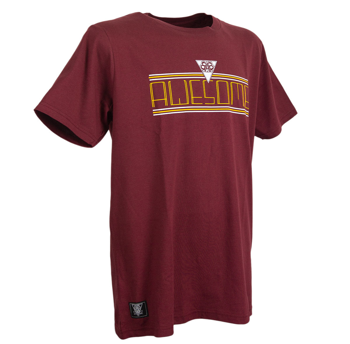Lacy Lines T-Shirt Bordeaux - B2BA Clothing