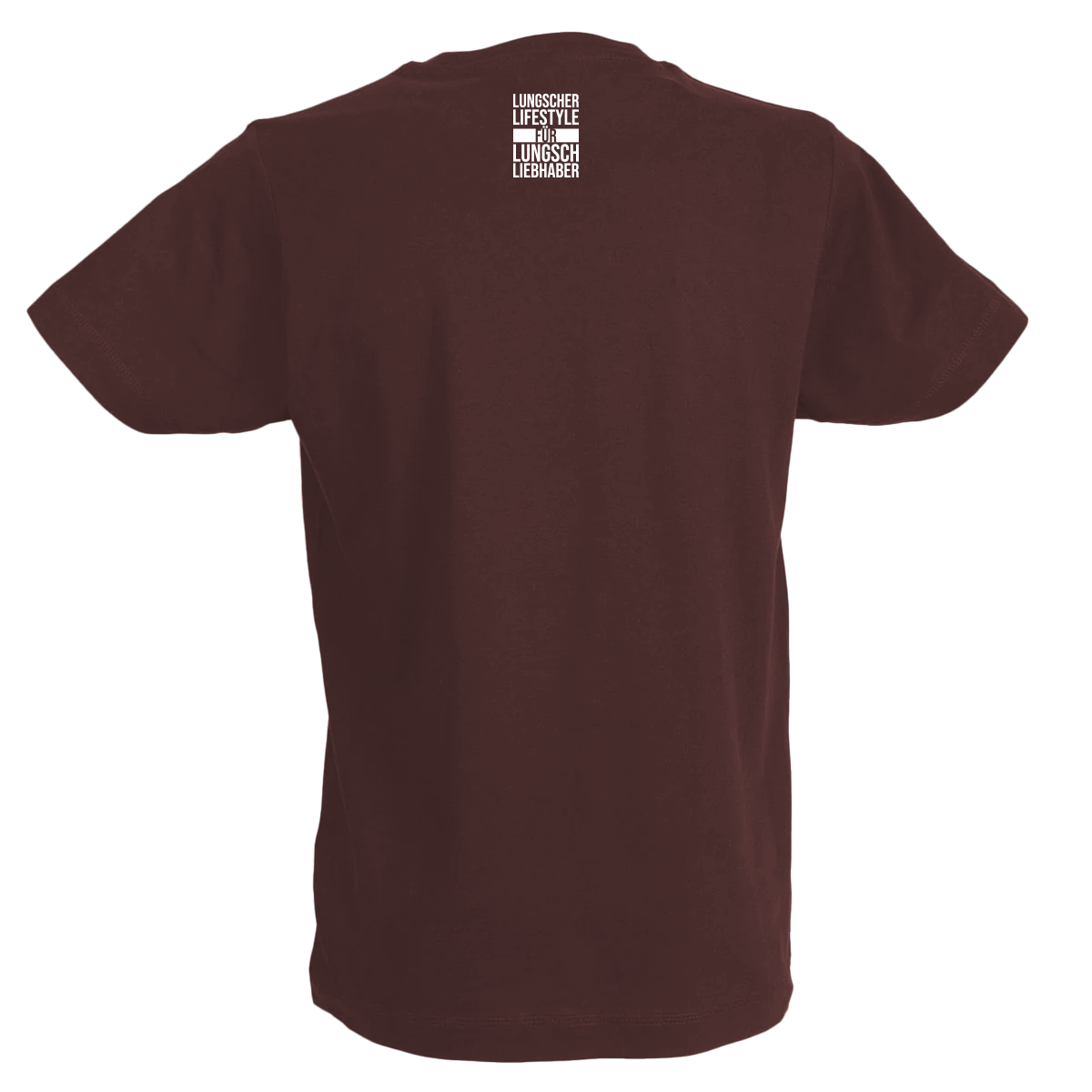 Lungscher Liebe Herren T-Shirt Bordeaux - B2BA Clothing