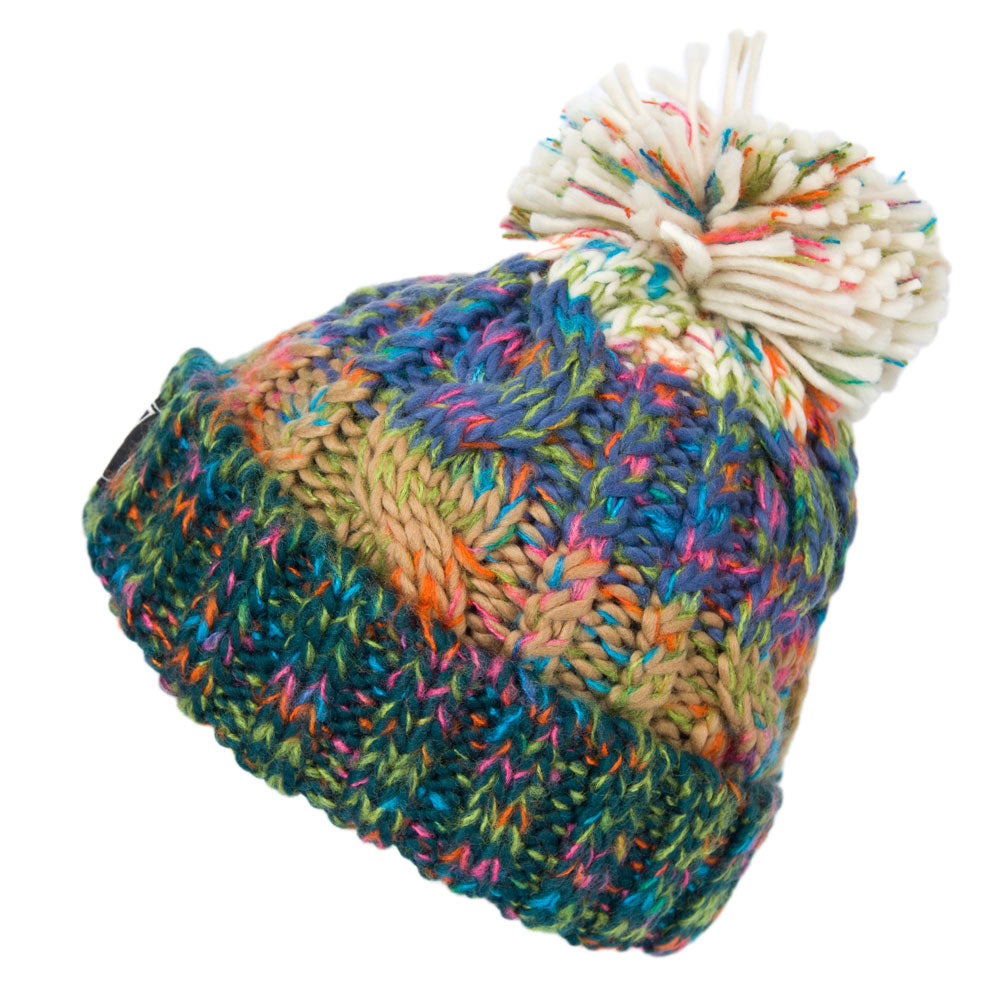 Knitted Bobble Beanie "Cool Carpet" - B2BA Clothing
