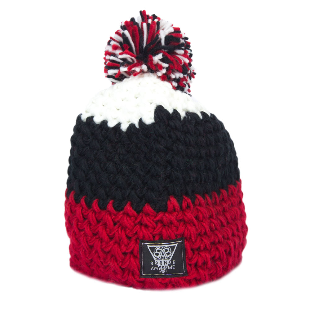 Knitted Bobble Beanie - B2BA Clothing