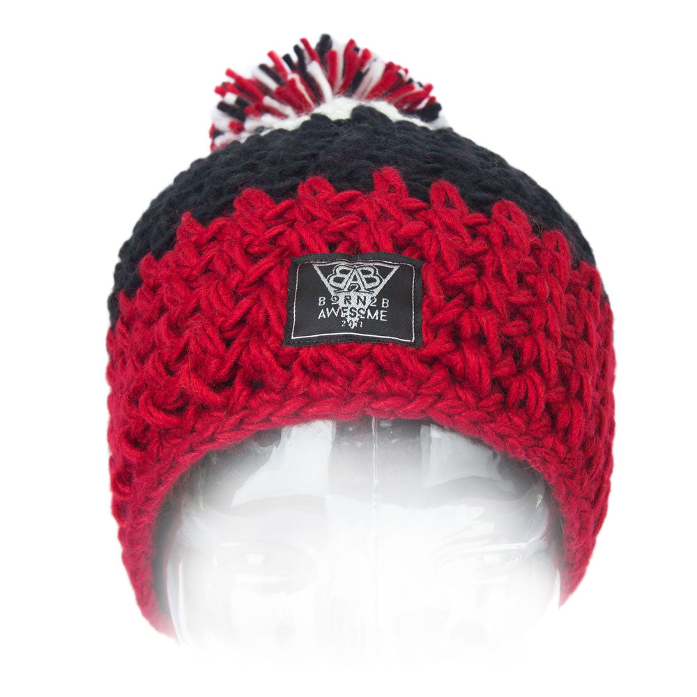 Knitted Bobble Beanie - B2BA Clothing