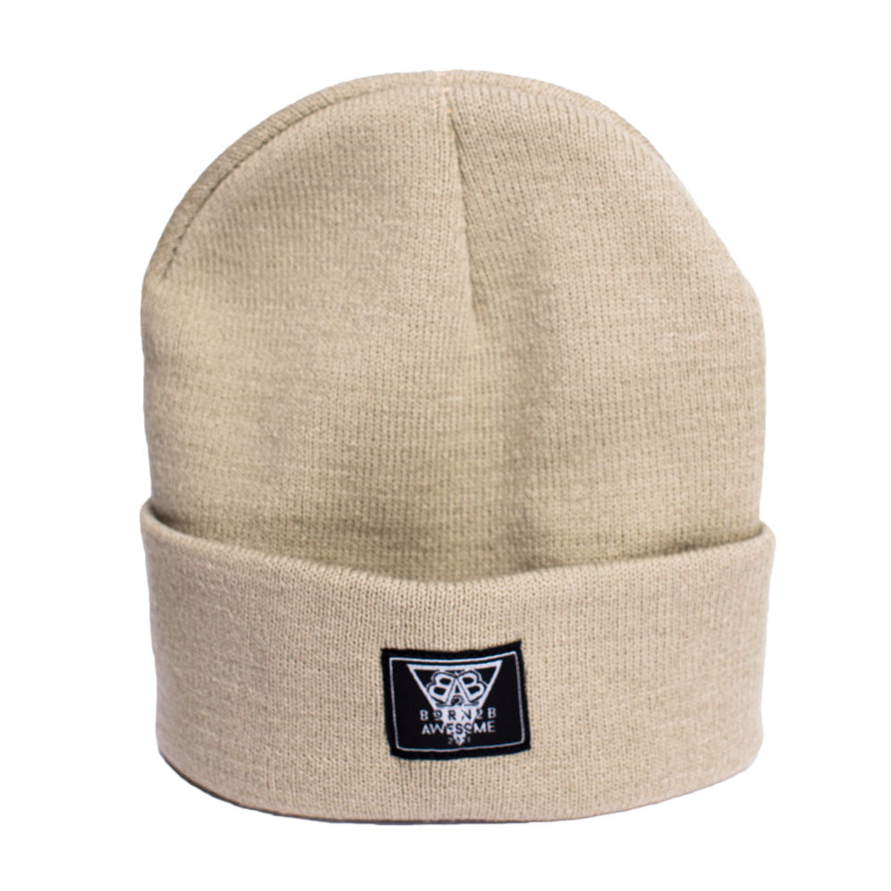 Daily Beanie "Awesome Man" Sand - B2BA Clothing