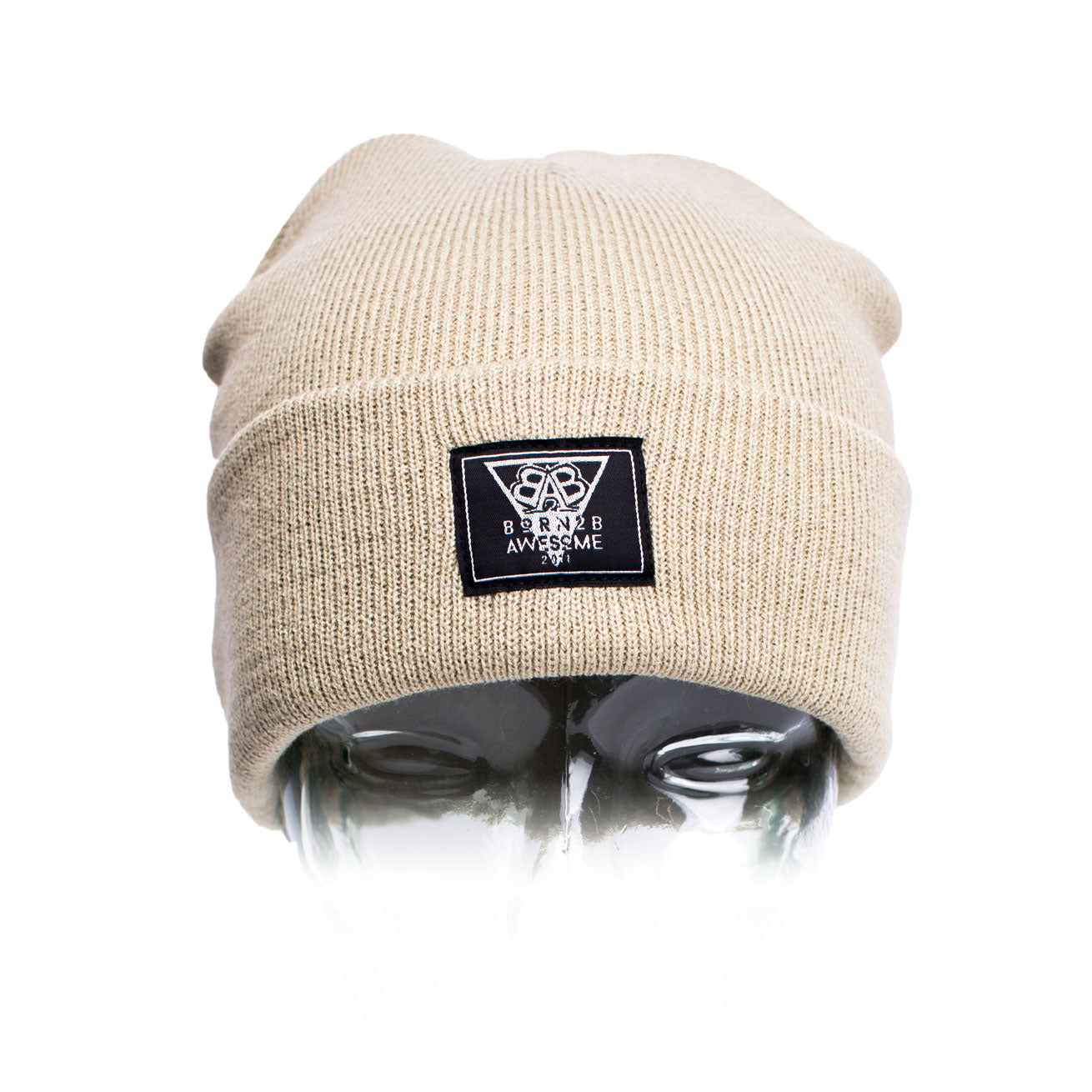 Daily Beanie "Awesome Man" Sand - B2BA Clothing