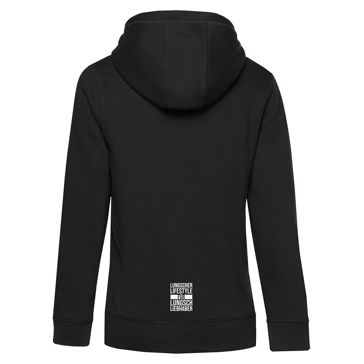 Lungscher Liebe Damen Hoodie Schwarz - B2BA Clothing