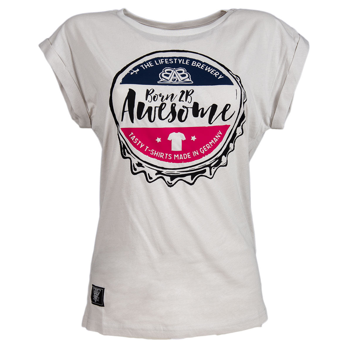 Brewery Girlie Shirt - B2BA Clothing white / S