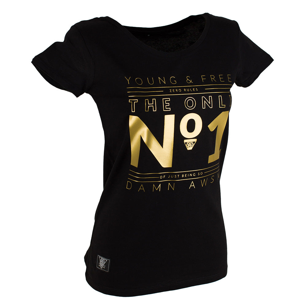 Damn Awsm Girlie T-Shirt - B2BA Clothing