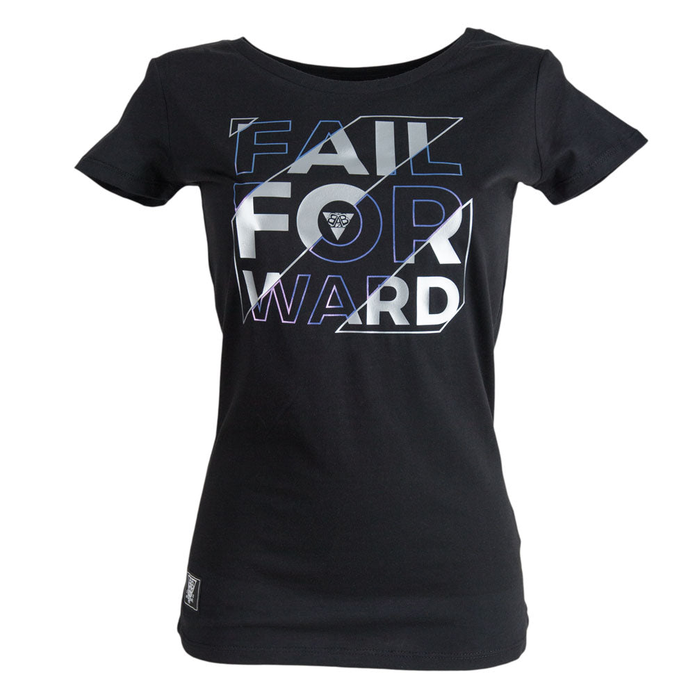 Fail Forward Girlie T-Shirt - B2BA Clothing