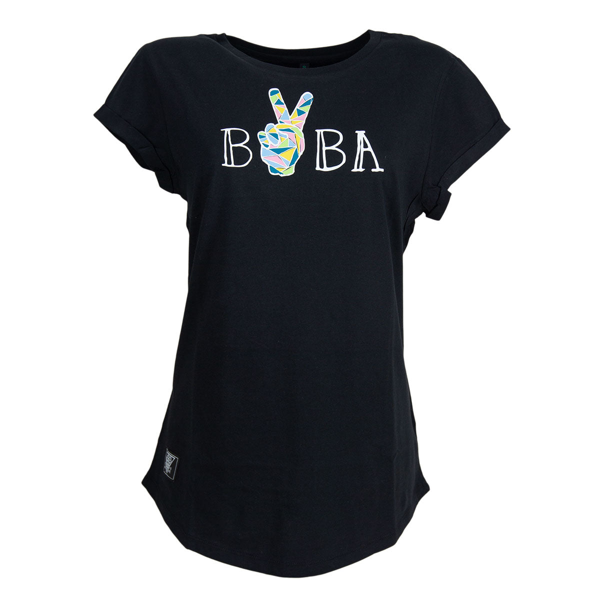 Peace Girlie Shirt - B2BA Clothing black / S