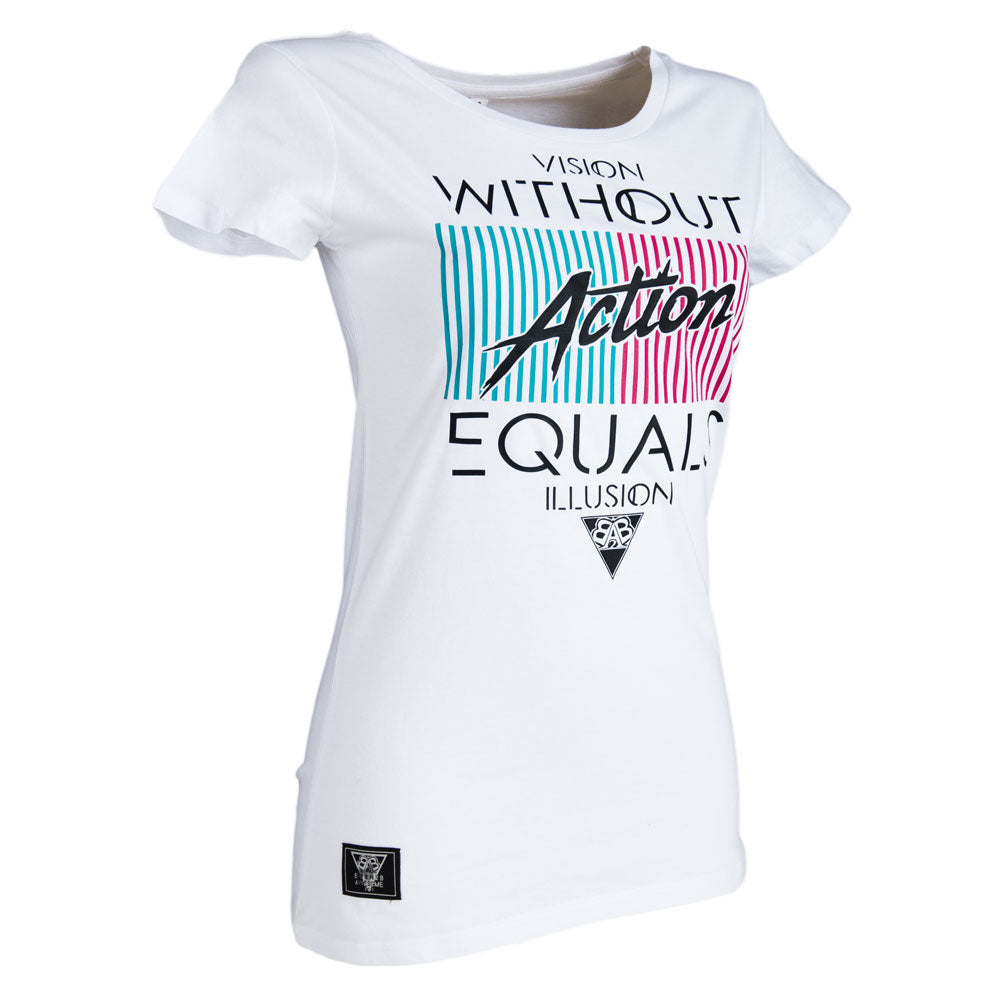 Vision Illusion Girlie T-Shirt - B2BA Clothing