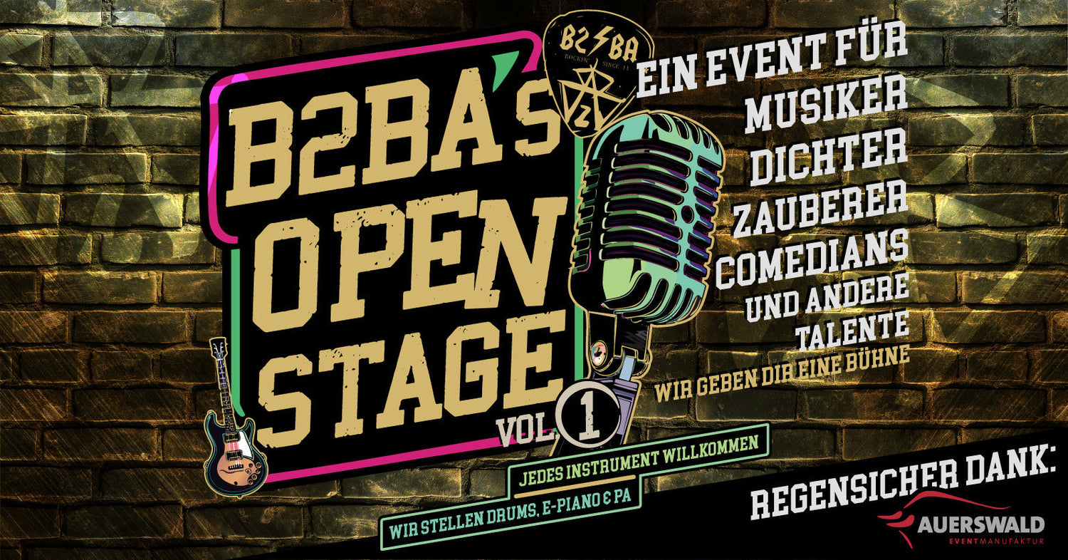 B2BA’s Open Stage Vol. 1