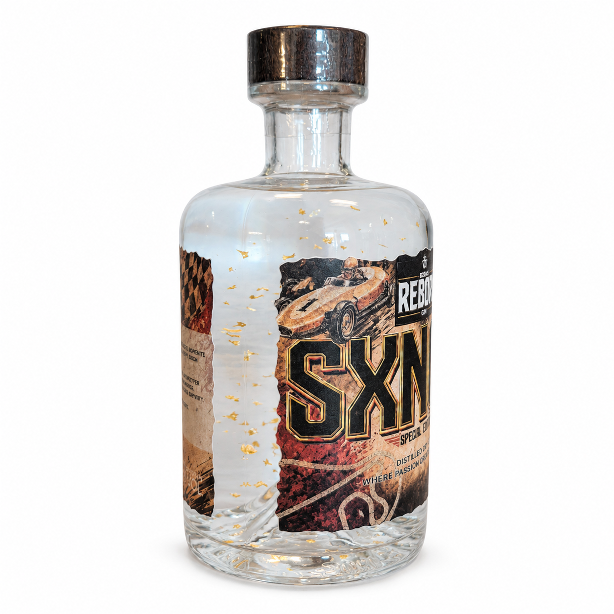 REBORN SXNGIN Sonderedition 100 Jahre Sachsenring – Flasche Detailansicht