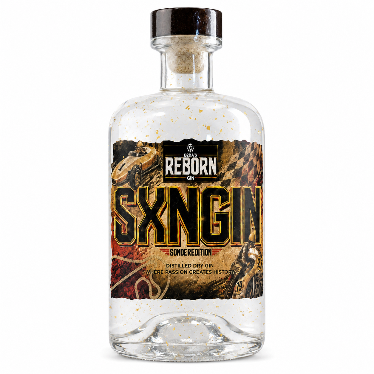REBORN SXNGIN Sonderedition 100 Jahre Sachsenring – Flasche Vorderansicht