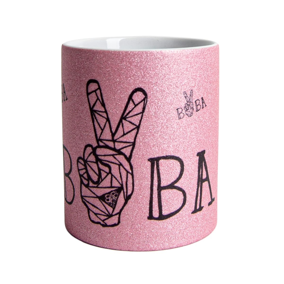 Coffee Cup "Peace" Pink