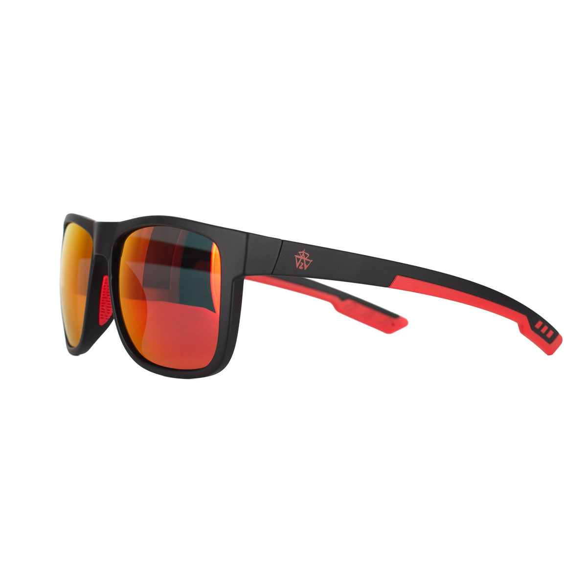 B2BA Sunglasses Mirror Black-Red