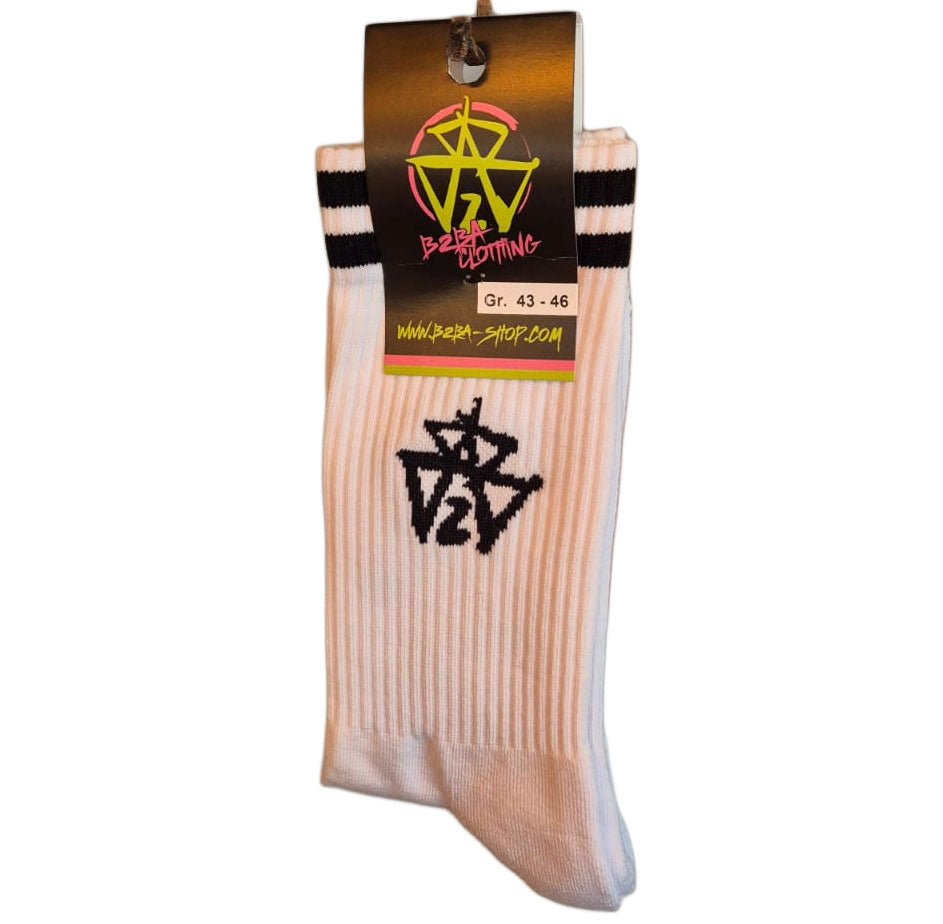 B2BA Scratch'n'Stones Socks White