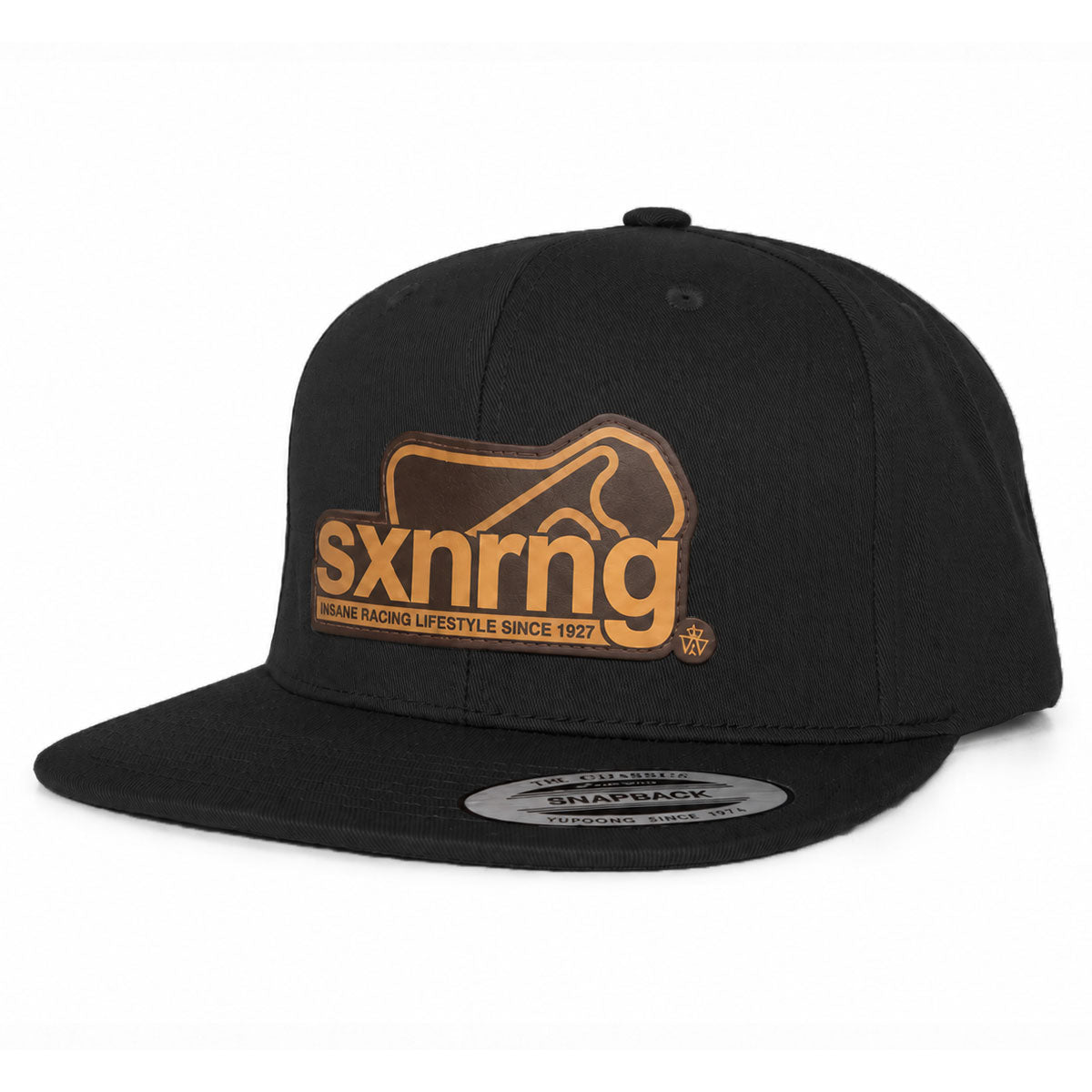 SXNRNG Leather Patch Cap