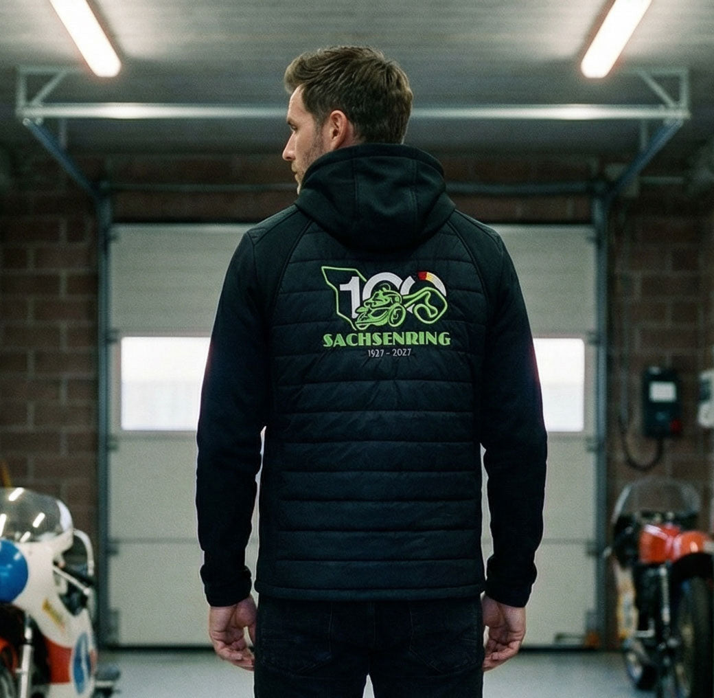 100 Jahre Sachsenring Logo Unisex Hybrid Weste