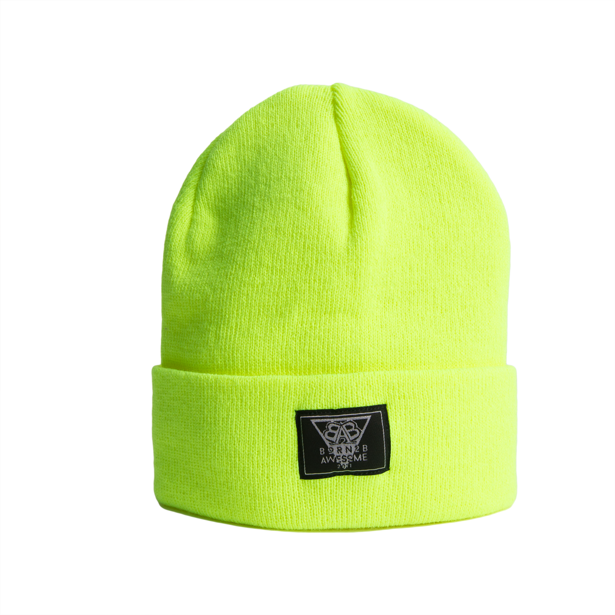 Daily Beanie "Awesome Man" Neon Gelb